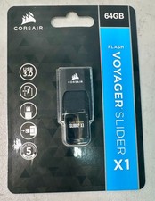 Corsair Flash Voyager Slider X1 64GB USB 3.0 Flash Drive New CMFSL3X1-64GB picture
