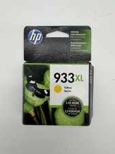 HP 933XL Yellow High Yield Ink Cartridge Genuine Original CN056AN Factory Sealed picture