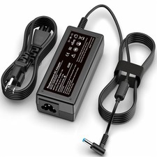 Charger Compatible with HP Laptop Computer 65W 45W Smart Blue Tip 4.5Mm | Compat picture