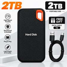 external hard drive 2TB High Speed Capacity Solid State Usb3.2 Laptop Mac And PC picture