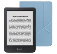 Kobo Clara BW eReader with Dusk Blue SleepCover Bundle picture