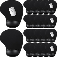 24 Pcs Ergonomic Mouse Pad with Wrist Support Office Mousepad Gaming Black Mouse picture
