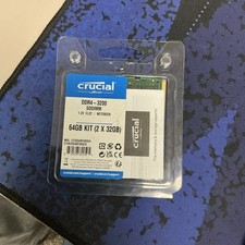 Crucial 64GB Kit (2 x 32GB) DDR4-3200 SODIMM Memory picture