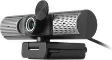  HD 1080P Webcam, USB-C/USB-A, w/Built-in Speakers & Mic,Black,AWCS06F  picture