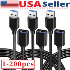 USB3.0 Extension Cable High Speed Extender Cord Adapter TypeA Male to Female Lot picture