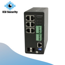 Lantronix SISPM1040-362-LRT Managed Hardened Gigabit Ethernet PoE+Switch [CTCNC] picture
