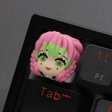Demon Slayer Artisan Keycap Resin 3D Anime Custom MX Cherry Mechanical Keyboard picture