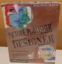 Vintage MICROGRAFX Power Pack - Picture Publisher 5 + Designer 4.1 TE picture