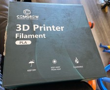 Comgrow - 3D Printer Filament - PLA - Black - 1.75mm Diameter - NEW picture
