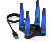 WAVLINK AX1800 USB WiFi 6 Adapter for Desktop PC, Dual Band PC WiFi Adapter picture