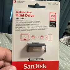 SanDisk SDDDC2256G USB Type-C 256GB Ultra Dual Drive - Silver picture