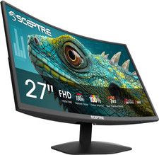 New  Curved 27-Inch Prime Gaming Monitor Displayport X2 180Hz HDMI X2 180Hz 150 picture