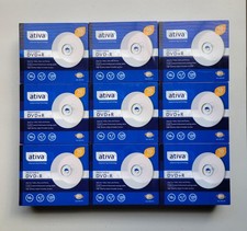 9 Packs of 10- Ativa Printable DVD+R 16x 120 Min 4.7 495-635 GB *New Sealed* picture