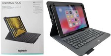 Logitech Universal Folio Keyboard Case Fits iOS Android & Windows Tablets 9-10