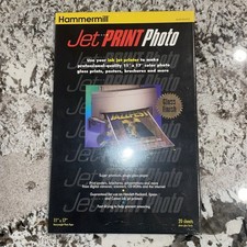 Hammermill Jet Print Photo Paper 11x17 Inch HW  Gloss Finish 20 Sht Sealed NEW picture