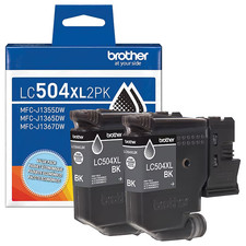 Genuine Brother LC504XL High Yield Black Cyan Magenta Yellow Ink Cartridge LC504 picture
