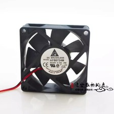 Delta AFB0724M-FOO 7025 DC24V 0.18A 7CM 2-Wire Ball Inverter Cooling Fan picture