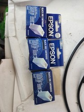  NEW Genuine Epson S020093 S020187 Black Ink Cartridge Lot Of Three Exp 12/2021 picture