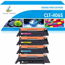 4PK CLT-K406S Toner Cartridges for Samsung CLP-365W CLX-3305FW 3306W C410W C460W picture