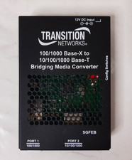 Transition Networks SGFEB1040-130 Bridging Media Converter - New/No AC Adapter picture