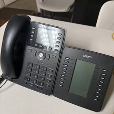 *LOT OF 10* Snom D735 IP telephone phone high-resolution 2.7” w/Sidecar D7 picture