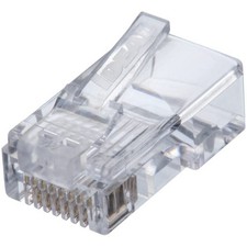 IDEAL 85-371 CAT-5E Feed-Thru RJ45 Mod Plugs (50 pk) picture