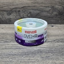 Maxell 639011 DVD Recordable Media - DVD+R - 16x - 4.70 GB - 25 Pack Spindle New picture