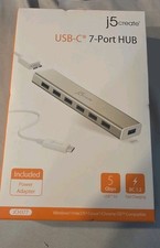 j5create USB-C 7-Port Hub JCH377 New In Box picture