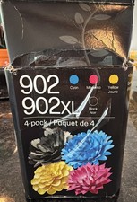 Genuine 902 XL Black & 902 Standard Color C/M/Y 4 Pack (Expires 12-2027) NEW picture