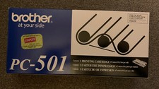 Genuine Brother NEW PC-501 Printing Cartridge For Personal Fax Black INK picture