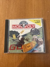 Hasbro Monopoly CD-ROMfor Macintosh Computer Game Vintage 1996 With Manual picture