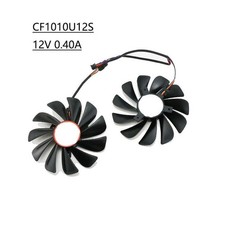 For XFX RX 580/RX 590 Graphics Card Cooling Fan CF1010U12S Two fans picture