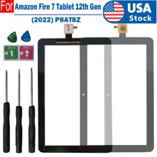 US Touch Screen Digitizer Glass For Amazon Fire HD 8 Tablet 2022 12th Gen P8AT8Z picture
