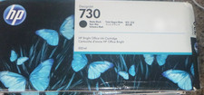 GENUINE HP 730 (P2V71A) MATTE BLACK 300-ML INK CARTRIDGE EXPIRED picture