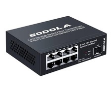 SODOLA 8-Port Unmanaged 2.5G Switch,8 x 2.5GBASE-T Ports,1X10G SFP+,100Gbps  picture
