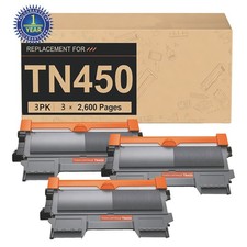 3PK TN450 Toner Compatible for Brother HL-2270DW HL-2280DW 2240 Intellifax 2840 picture