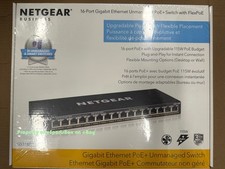 BRAND NEW NETGEAR (GS316P-100NAS) 16-Port PoE+ Rack Mountable Ethernet Switch picture