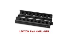 Leviton 491RU-HFR 1RU Horizontal Cable Management - NEW OPEN BOX -  picture