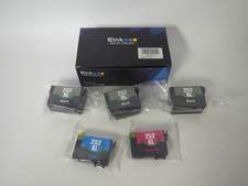 LOT OF 5 EZINK PREMIUM CARTRIDGE (3) 252XL B, (1) 252XL C, (1) 252XL M EXP. 2025 picture