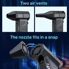 Compressed Air Duster, 130000RPM Electric Air Duster, Powerful Air Pump for I... picture