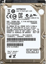 Hitachi HTS725025A9A364 250GB SATA HDD Tested Sanitized - Premium Grade picture