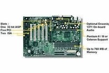 Tyan slot 1 intel chipset, rev b, 2 x isa, 5x pci picture