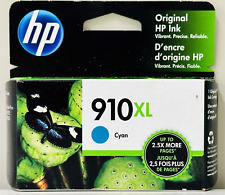 New Genuine HP 910XL Cyan In Retail Box Ink Cartridge OfficeJet Pro 8020 8025 picture