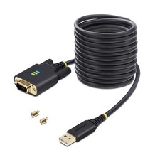 StarTech.com USB-A to RS232 DB9 Serial Cable 3m 1P10FFC-USB-SERIAL Black picture