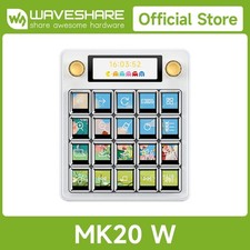 Waveshare MK20 Multi-Functional AI Voice Control Panel, Onboard 20x0.85inch LCD picture