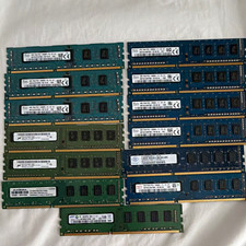 LOT OF 13 4GB (52GB 13x4GB) DDR3 PC3-12800U & 14900R Desktop RAM MIXED BRANDS picture