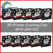 1~10pcs 3D Printer Cooling Fan 4010 DC 24V 12V Blower 40X40 X 10mm Hydraulic Bea picture