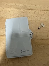 Cleerline SSF-OTB2 Outdoor Fiber Optic Terminal Box 2 Port Waterproof NIB picture