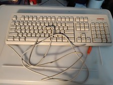 VINTAGE COMPAQ RT235BTW PS/2 WINDOWS KEYBOARD COMPAQ # 123141-001-A PRE-OWNED picture