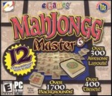 MahJongg Master 6 PC CD tile mahjong matching board fish planets layouts game picture